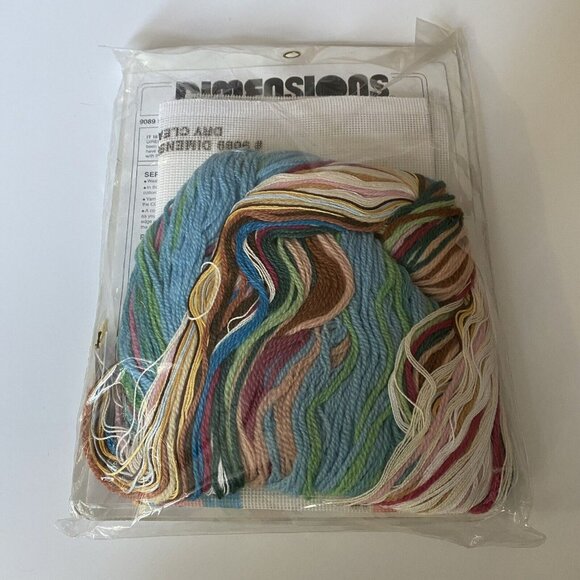 Dimensions Christmas Stocking Kit Sweet Cherubs 9089 Barbara Mock 1993  NEW - Picture 2 of 5